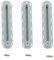 YEPENG Sets Tri Fins Box Fins for Future for Surfing SUP Screw Surfboard Surf Fins Plugs Set 7 Colors (Color : White)