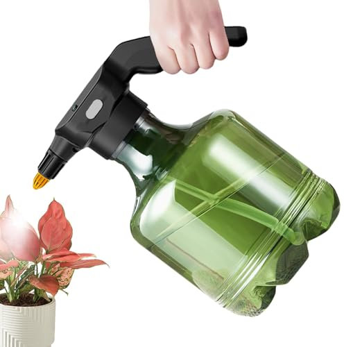 Pulverizador de tanque de agua – Botella de spray Mister de 3000 ml | Pulverizador de agua eléctrico | Dispositivo de riego de plantas de niebla fina, atomización ajustable para jardín | Fertilización