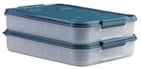 Food Storage Container | Stackable Meal Prep Container With Lid | Cold Food Boxes For Fridge | Meat Fridge Storage Containers | DeliFood Storage Box | Large Rectangular Meat And Cold Cuts Container