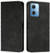 KOUYI Kompatible mit Xiaomi Redmi Note 12 5G Hülle, PU Leder Weich TPU Klapphülle Kartenfächer Magnetic Standfunktion Flip Wallet Shockproof Handyhülle (Schwarz)