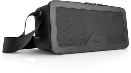 Teufel BOOMSTER Bag stylische & robuste Transporttasche mit Tragegurt für den BOOMSTER Bluetooth Lautsprecher - Schwarz