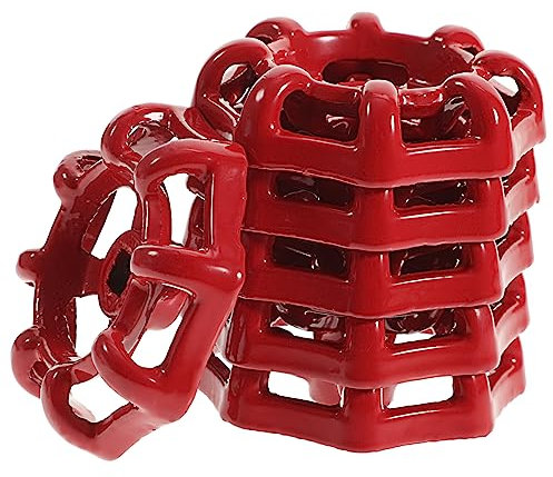 Gadpiparty 6 Stück Absperrventil Radgriffe Aus Eisen Rostfrei Für Außenwasserhahn Ersatz Ventilgriff Mit Quadratischem 6x6mm Vierkant Robust Für Garten Und Haus