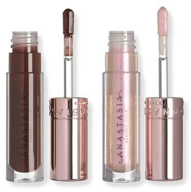 Anastasia Beverly Hills - HIGH-SHINE Mini Lip Gloss Duo - Aura + Molten - Holiday Gift Set