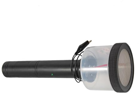 Applicatori statici per erba elettrostatica compatta con 2 griglie in acciaio inox e funzionamento a batteria, floccaggio statico per modellismo e terrari