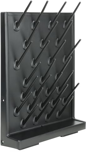 Labasics Escurridor, Soporte de Drenaje para Material de Laboratorio con 27 Pivotes Desmontables y Manguera de Salida de Agua, para Almacenamiento y Secado de Laboratorio