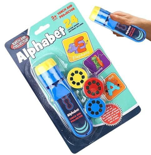 Générique Lampe De Poche Projecteur,Jouet Éducatif Et Ludique,Projecteur De Chambre Pour - Pour Garçons Et Filles Histoires De Nuit Camping Jeux Apprentissage Noël Anniversaire