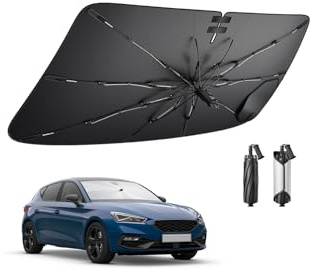 BIBIBO Compatible con Seat Leon MK4 2020-2025 Parasol Cubiertas Parasol Parabrisas Delantero Parabrisas Coche Parasol Leon MK4 Accesorios