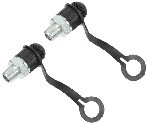 YARNOW Raccordo Idraulico Rapido Zg3/8 Maschio Femmina 2 Pezzi per Tubi Olio ad Alta Pressione Superficie Liscia per Impianti Oleodinamici