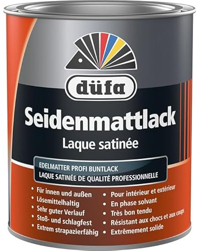 düfa Seidenmattlack RAL 8011 Nussbraun 750 ml braun matt │ Lack Buntlack für Innen & Außen