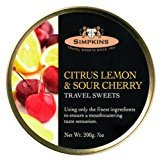 Simpkins Citrus Lemon & Sour Cherry Travel Sweets (3 Pack)
