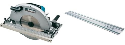 Makita 1 Sega Circolare 355MM, 2200 W, 220 V + Makita 194368-5 - Guida Ferroviario de 1.4 m para sierras circulares y de incision
