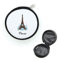 Mygoodprice Porte-monnaie rond avec zip paris tour eiffel
