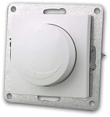 McPower LED-Dimmer für elektronische Trafos | Flair | 250V~/300W, UP, Unterputz Montage, mit Memory-Funktion, geeignet für LED-Leuchtmittel ab 4W, weiß
