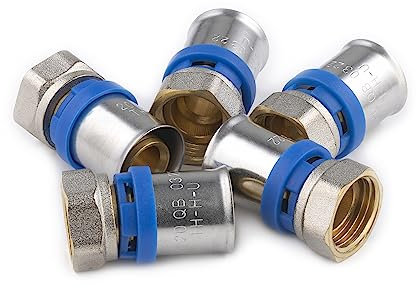 Raccord Multicouche à Sertir Multi profils Ø20 - Femelle Tournant 15x21 sachet de 5 raccords NOYON & THIEBAULT
