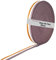 46 m x 25mm Sangle en Polyester Sangle Coloré - épaisseur 1,3 mm - Ruban Ceinture Coloré en Toile pour Sacs, Sac à Dos, Bagages, Sangles de Cargaison Décoration DIY... Marron / Blanc / Grise TKB5074