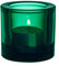 Iittala Kivi Votive Teelichthalter, Glas, Emerald Smaragd Grün, 6 cm