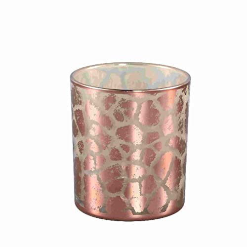 PTMD Desiree Théière en verre doré girafe imprimé S