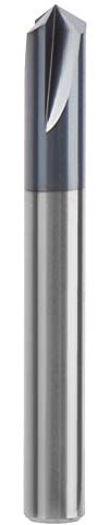 LiebeWH 3-Flöten V-Fasenfräser Bohrer 120° CNC Fasen Schaftfräswerkzeug Wolframstahl Fasenfräser Zum Gravieren(D6*120°50L)