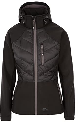 Trespass Damen Elvira Jacke, Schwarz, 42 EU