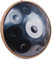 ANTETOK Blau Harmonic 440hz 22 Zoll Handpan Steel Drum 10 Töne in D-Moll Stahl Zungentrommel, Harmonische Percussion für Klangheilung, persönliche Meditation, Yoga, Geschenk für Musikliebhaber