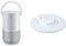 Bose Portable Smart Speaker—With Alexa Voice Control Built in, Silver With Portable Home Speaker Charging Cradle, Silver