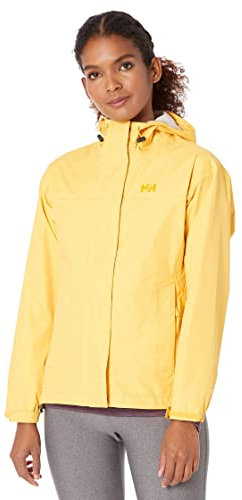 Helly Hansen Damen Helly Hansen Women's Loke Waterproof Windproof Breathable Rain Jacket Shell Jacke, 341 Honeycomb, S EU