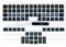 Advantage360 Blank Keycap Set - PBT Plastic | 76 Key Set | Logo Keycap Puller