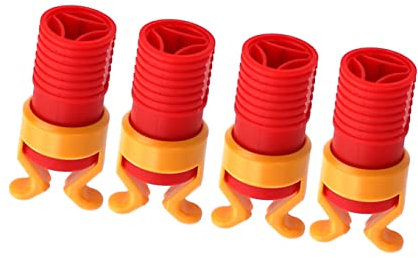 VILLFUL Porte-Vis Abs Plastique Lot De 4 Manchons De Fixation À Vis Pour Tournevis Électrique Et Manuel Accessoire Outil De Travail Du Bois 1.57 X 0.71 X 0.71 Pouces