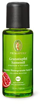 PRIMAVERA Pflegeöl Granatapfelsamenöl bio 30 ml – naturreine Pflanzenkraft – Glasflasche – Aromaöl, Körperöl, Naturkosmetik – glättend, festigend, regenerierend - vegan