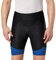 FDX Herren Radhose 3D Gepolstert Cool Max MTB Bike Shorts Hoch Elastisch Atmungsaktiv Schnell Trocken Halbhose Leicht Hi-Viz Bequeme Fahrradhose mit Seitentaschen (Blau-XXL)