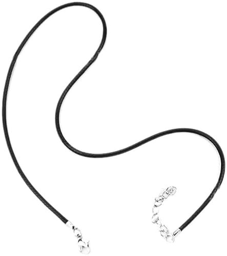 10Pcs Lobster Clasp Necklace Rope Pu Rope Pendant Rope Strap Pu Leather Cord Black Lanyard Pendant Cords, other gemstones