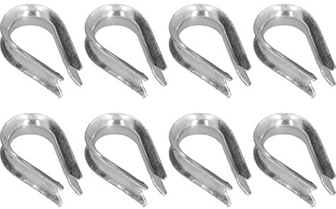 Dedal de Cuerda de Alambre de 50 Uds., Herramientas de Aparejo de Cable de Acero Inoxidable, Dedales, Aparejo, Dedal de Vela M2 (2mm) (M2 (2 mm))