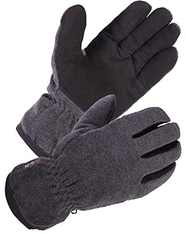 SKYDEER Winterhandschuhe mit Weichem Hirschleder Wildleder für Herren und Damen Kaltes Wetter (SD8662T/XL, Warme 3M Thinsulate Isolierung)