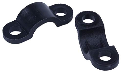 Bsowte 70 Stück Kabelbinder für gebogenes Kabel mit Schrauben, 21 x 7 mm für 3 mm Draht