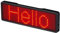 Wresetly Bluetooth LED Name Badge Wiederaufladbar Leuchtsignal Display Ein programmierbares Scrollen DIY LED-Display, Typ 2