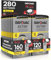 280 Hearing Aid Batteries 10 Rayovac Extra - 20 Blisters of 8 and 20 Blisters of 6 Batteries