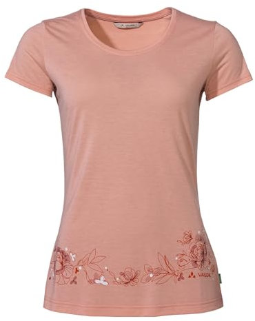 VAUDE Damen Women's Skomer Print Ii T-Shirt, Soft Rose, 44 EU