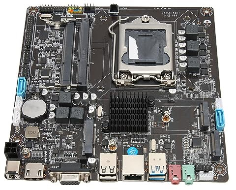 VBESTLIFE Placa Base LGA 1150 con Ranura DDR3 Mini ITX con Soporte de CPU Core I3/I5/I7 de 4ta/5ta Generación, PC Todo en