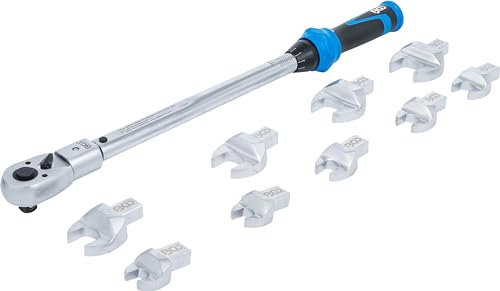 BGS 7193 | Jeu de clés dynamométrique | pour outils enfichables de 14 x 18 mm | 40-210 Nm | 11 pièces