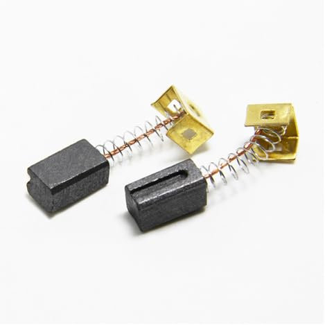 5 pares de escobillas de carbón 6,4X7,9X12,5mm 596071-00 for motores eléctricos de amoladora angular Black Decker CD105 CD110 CD115 KG900