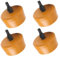 Anschlagpuffer Federung Blattgummi, 4PCS Anschlag Federwegsbegrenzer Anschlaggummi Gummipuffer Blattfederpuffer Gummischlag Gummilager Hinterachse Feder für Caddy 2K Caddy 3 2004-2015 2K0511155A