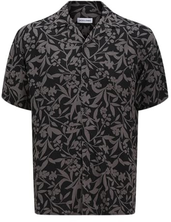 Jjjeff Monochrome Resort Shirt Ss