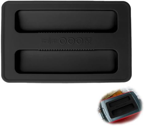 Brottoaster-Staubschutz, Abdeckung für Küchengeräte, Brotbackmaschine und Toaster - Schutz für Backzubehör in der Küche, Schwarz