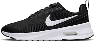 NIKE Herren Air Max Nuaxis Sneaker, Black/White/Dark Grey/Comet Re, 44 EU