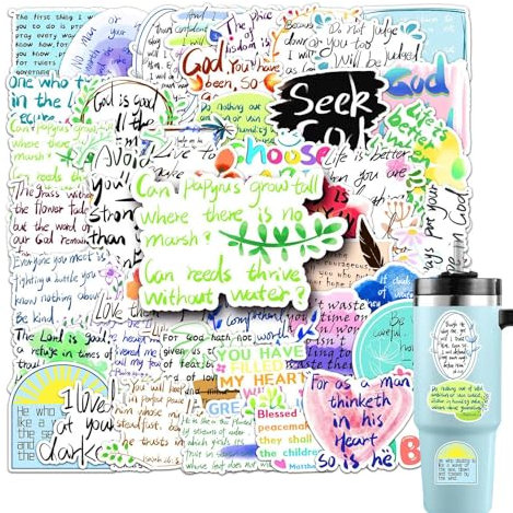 Vuggdt Inspirierende Aufkleber, 50 x Schreibmaschinen-Schriftzitate
