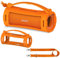 Silicone Cover Case for Sony ULT Field 1 Elextronics Ultra Portable Wireless Bluetooth Speaker, Protective Stand Holder for Sony ULT Field 1 Speaker Accessories (Case only) (Orange)