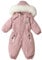 QINQNC Mädchen Dicke Softshelljacke 𝖲chneejacke Lammfell Kleinkind Winter verdicken Kapuzenmantel Jacke Schneeanzug Kleinkind Winddicht Warmer Overall Girls Wasserdichter Parka (Pink, 12-18 Months)
