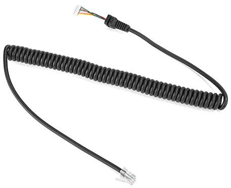 6 Pin Microphone Cable Cord Wire Line Replacement MH48 MH42 for FT7900R FT8900R Car Radio Speaker