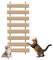Scaletta per gatti da 50 cm, struttura per arrampicata all'aperto, mobili da parete per gatti, albero in legno per arrampicarsi, graffiare e giocare