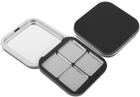 Veemoon 2pezzi Palette Vuote e Organizzatore Cosmetici Palette Vuote Per Ombretti e Fard Pratiche e Portatili Per Quotidiano e Viaggi Per Esposizione e
